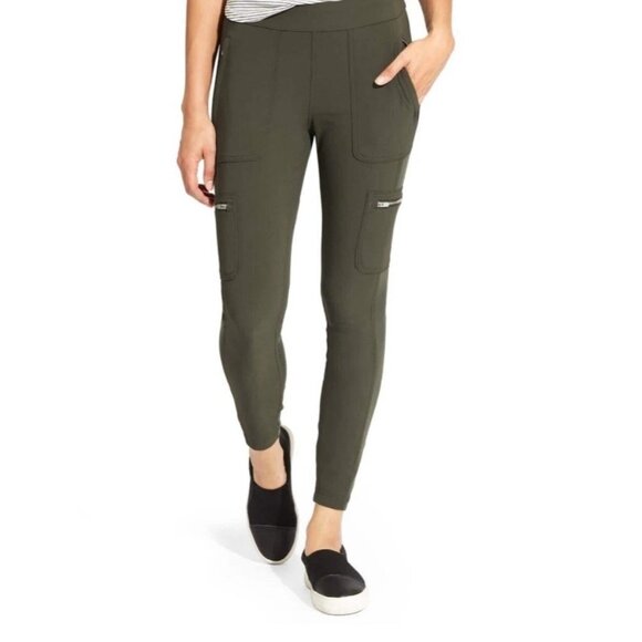 Athleta Pants - Athleta Wander Cargo Skinny Pant Size 16T Pull On Olive Green Active Athleisure